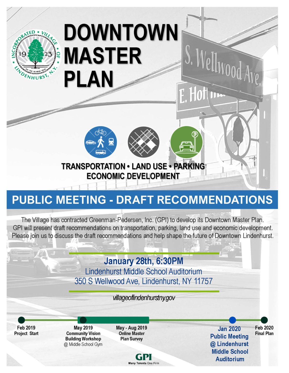 Master Plan Draft Recommendation Presentation – January 28, 2020